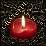 candle, words grateful and related terms